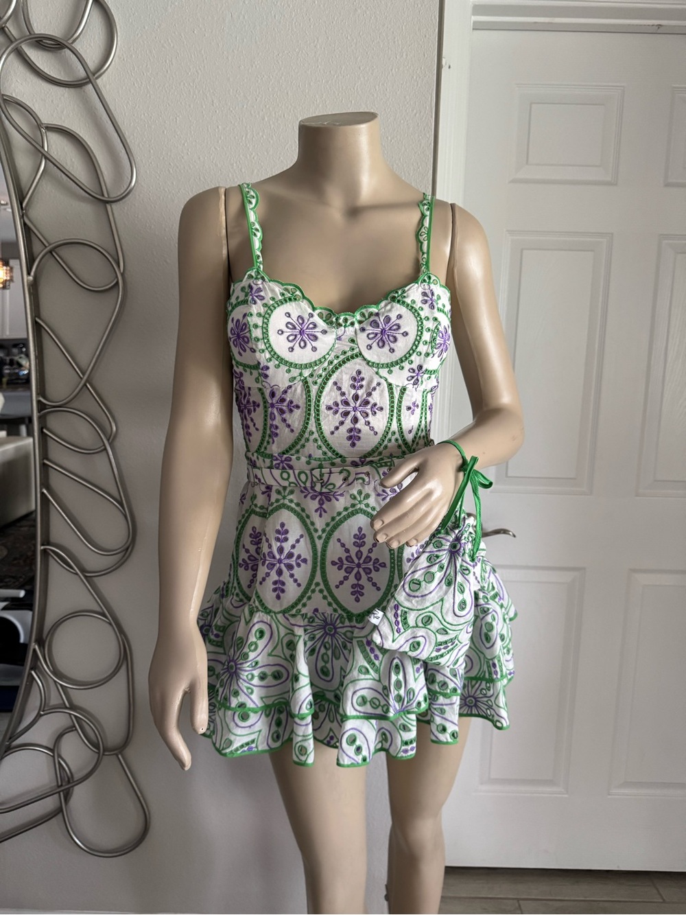 Charo Ruiz ibiza nina short dress lilac green size M